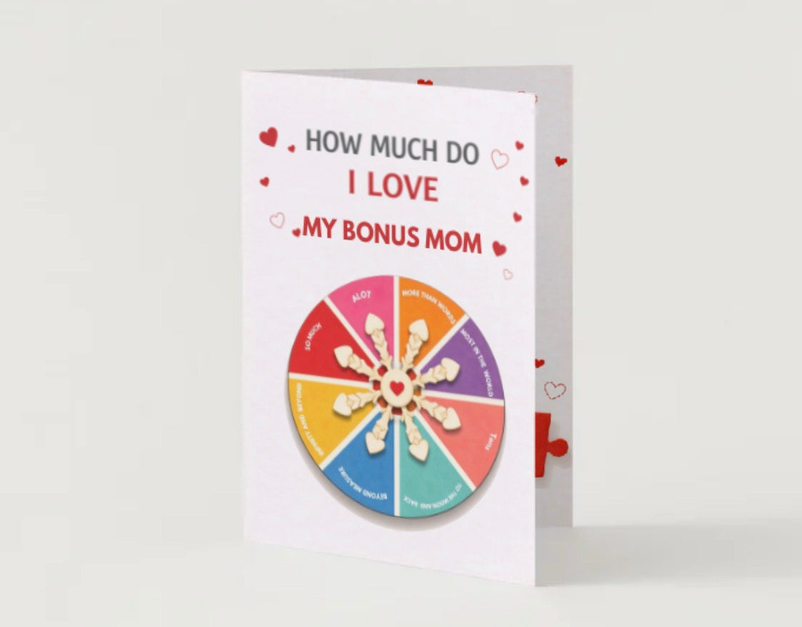 How Much Do I Love You? Spinner Card 💖