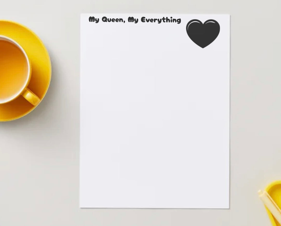 Designed Adult Stationery Sheet