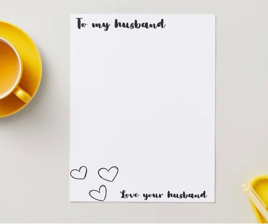 Designed Adult Stationery Sheet