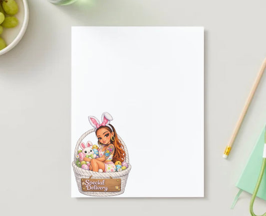 Doll style Custom Easter stationery Sheet