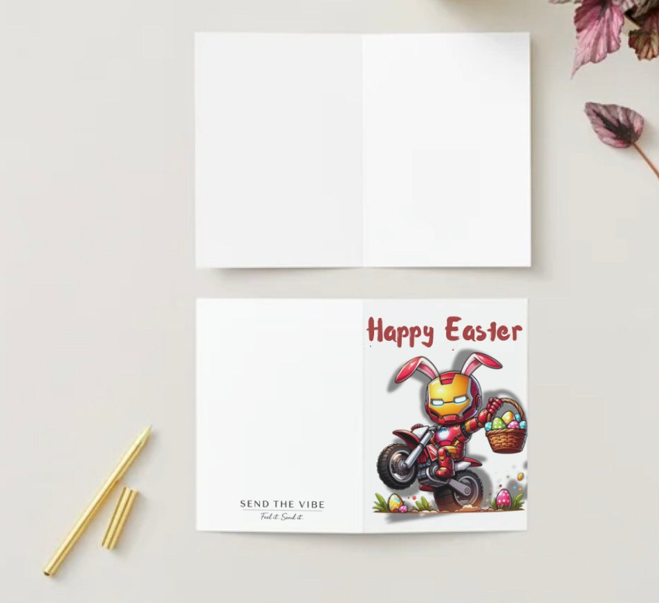 🦹🏻🦹🏽‍♀️ Easter card🦸‍♂️🦸🏻 (Blank inside)