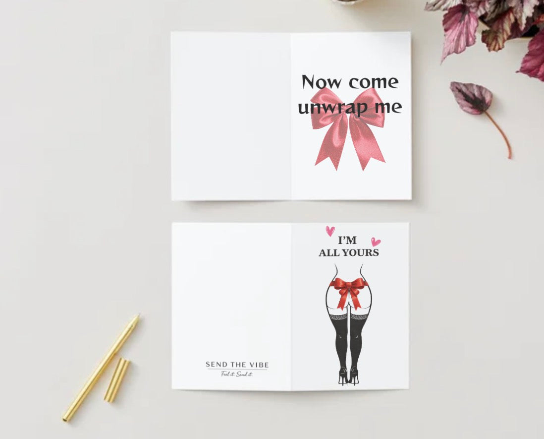 I’m all yours ❤️