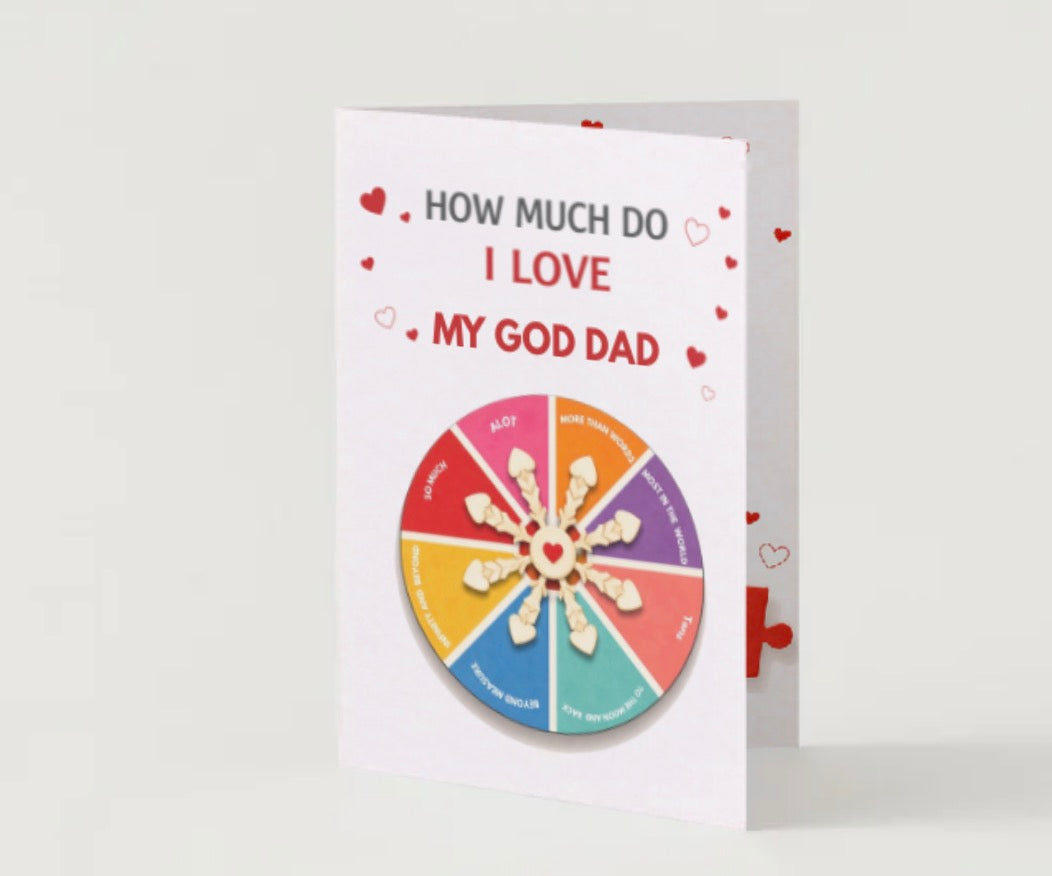 How Much Do I Love You? Spinner Card 💖