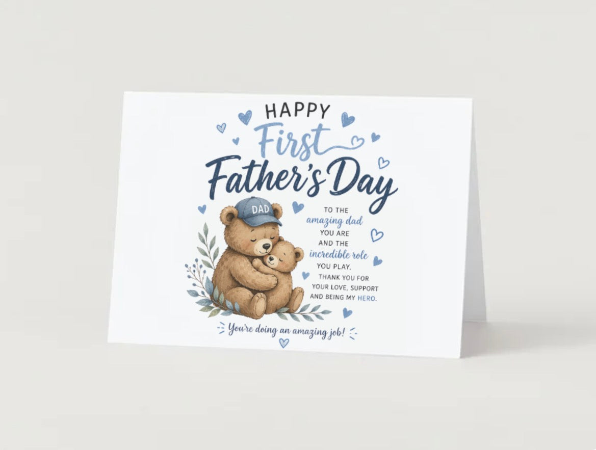 First Father’s Day (Blank inside)