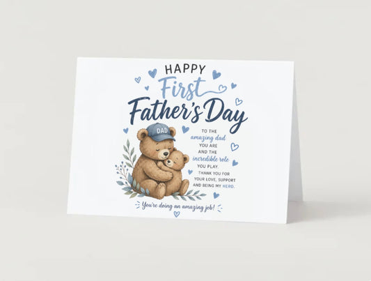 First Father’s Day (Blank inside)