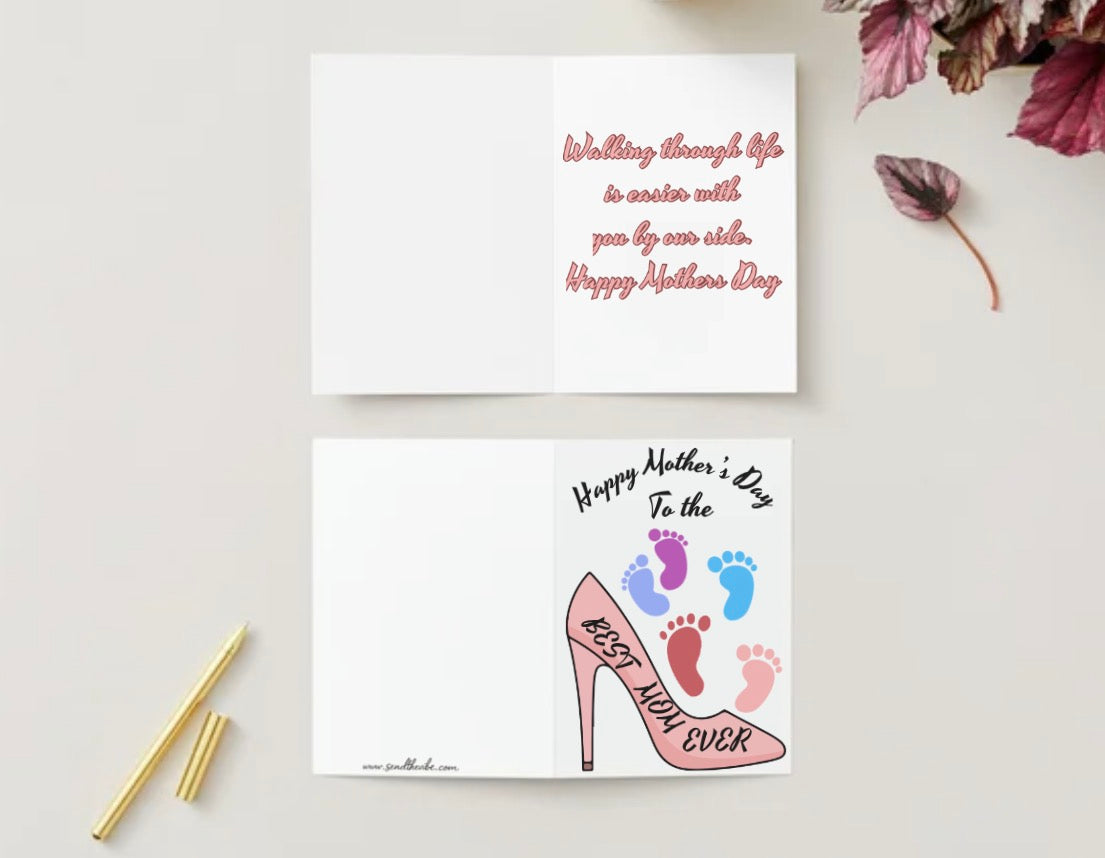 Walking through life (Let us know how many feet you need on card)