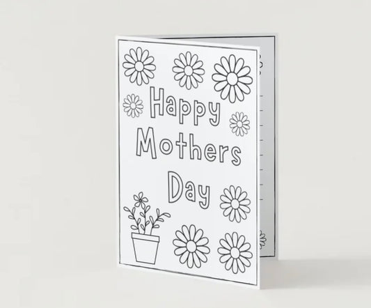 Mother’s Day coloring card