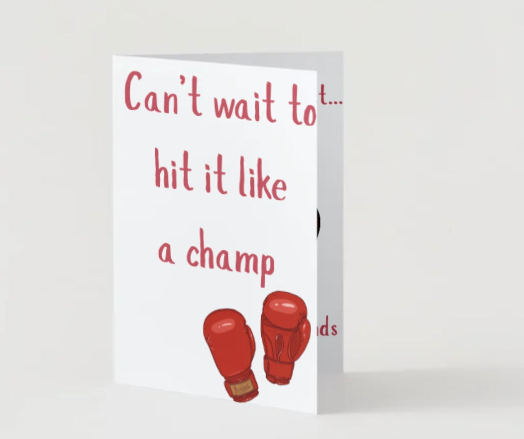 Can’t wait to Hit it like a champ 🥊