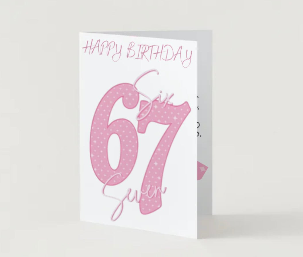 💕Pink 6-7 Birthday 🎂