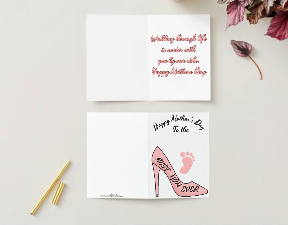 Walking through life (Let us know how many feet you need on card)