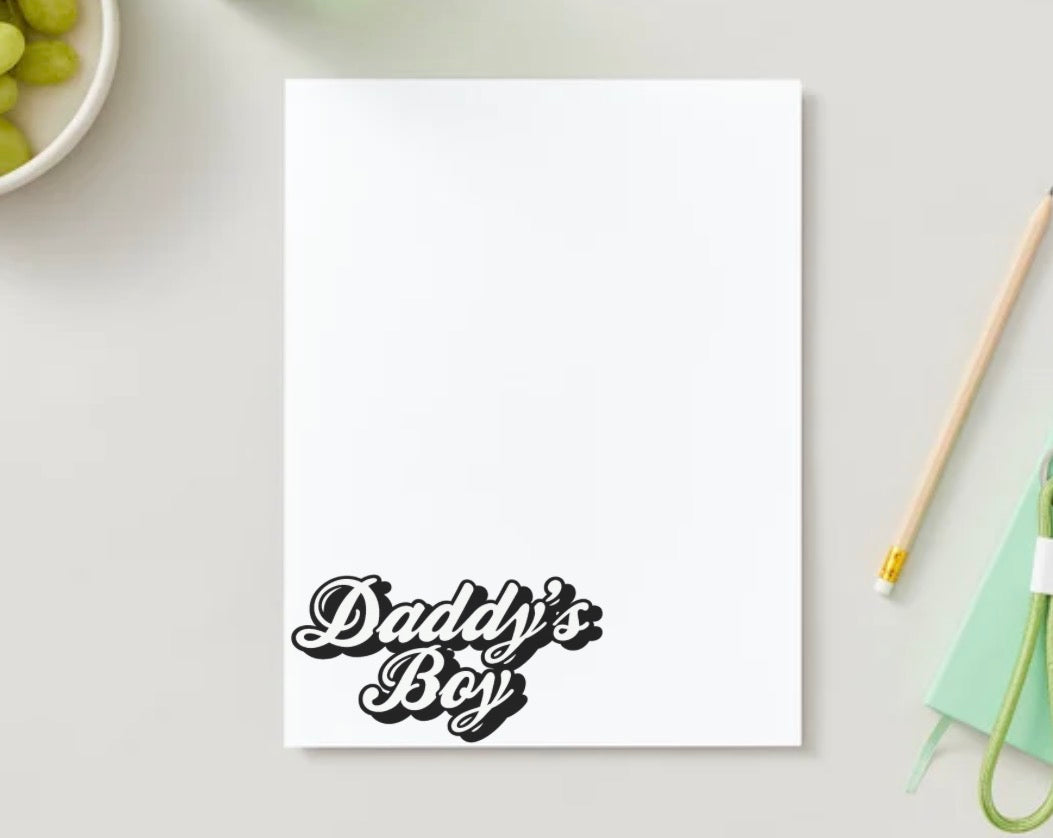 Dad & Son Stationery sheet