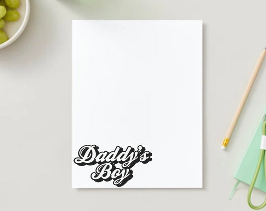 Dad & Son Stationery sheet