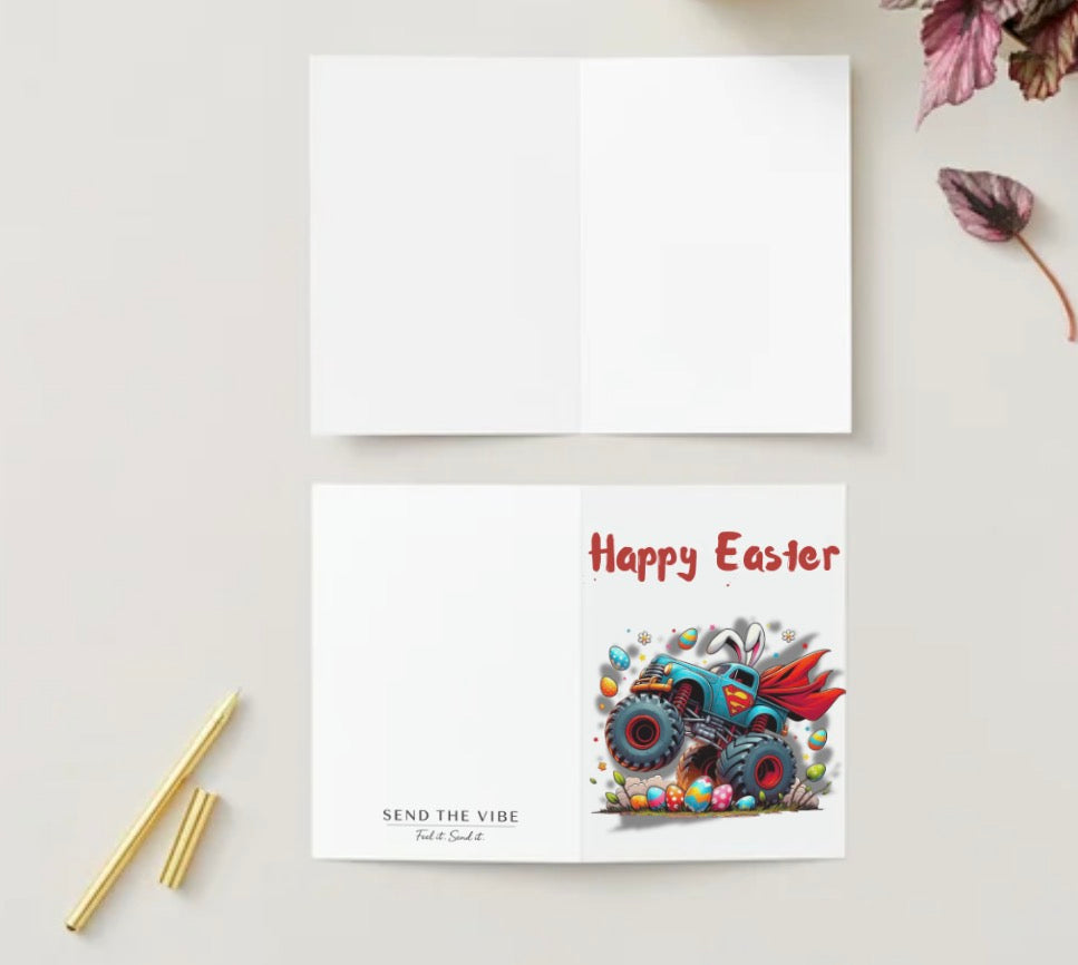 🦹🏻🦹🏽‍♀️ Easter card🦸‍♂️🦸🏻 (Blank inside)