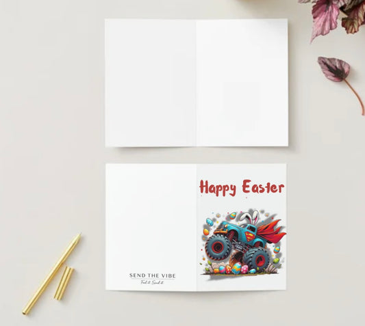 🦹🏻🦹🏽‍♀️ Easter card🦸‍♂️🦸🏻 (Blank inside)