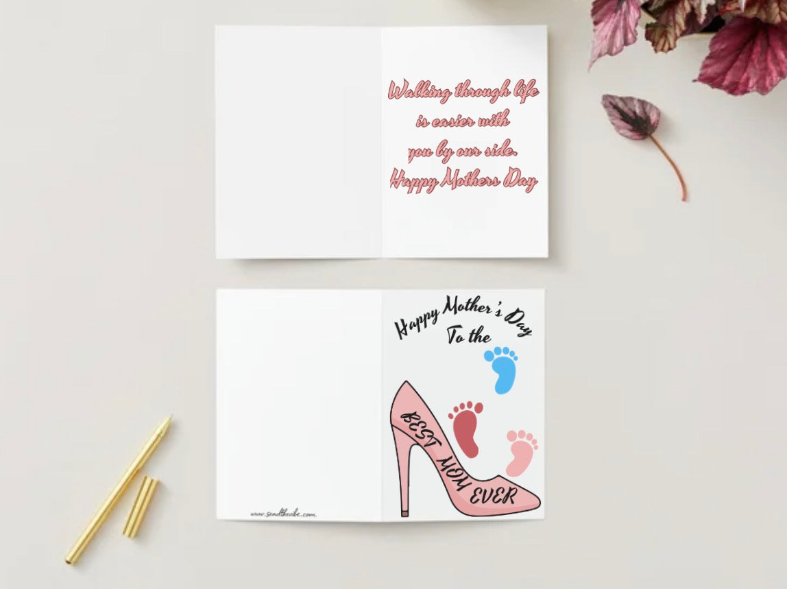 Walking through life (Let us know how many feet you need on card)