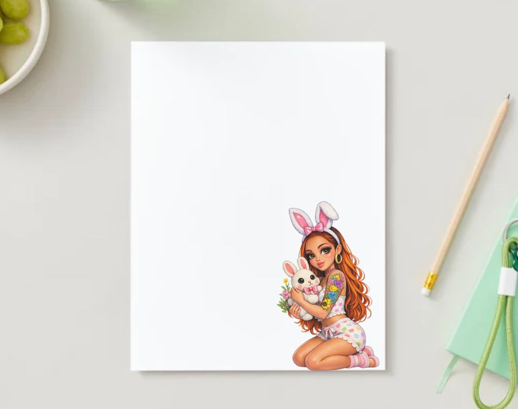 Doll style Custom Easter stationery Sheet
