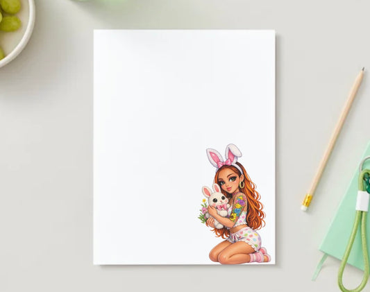 Doll style Custom Easter stationery Sheet