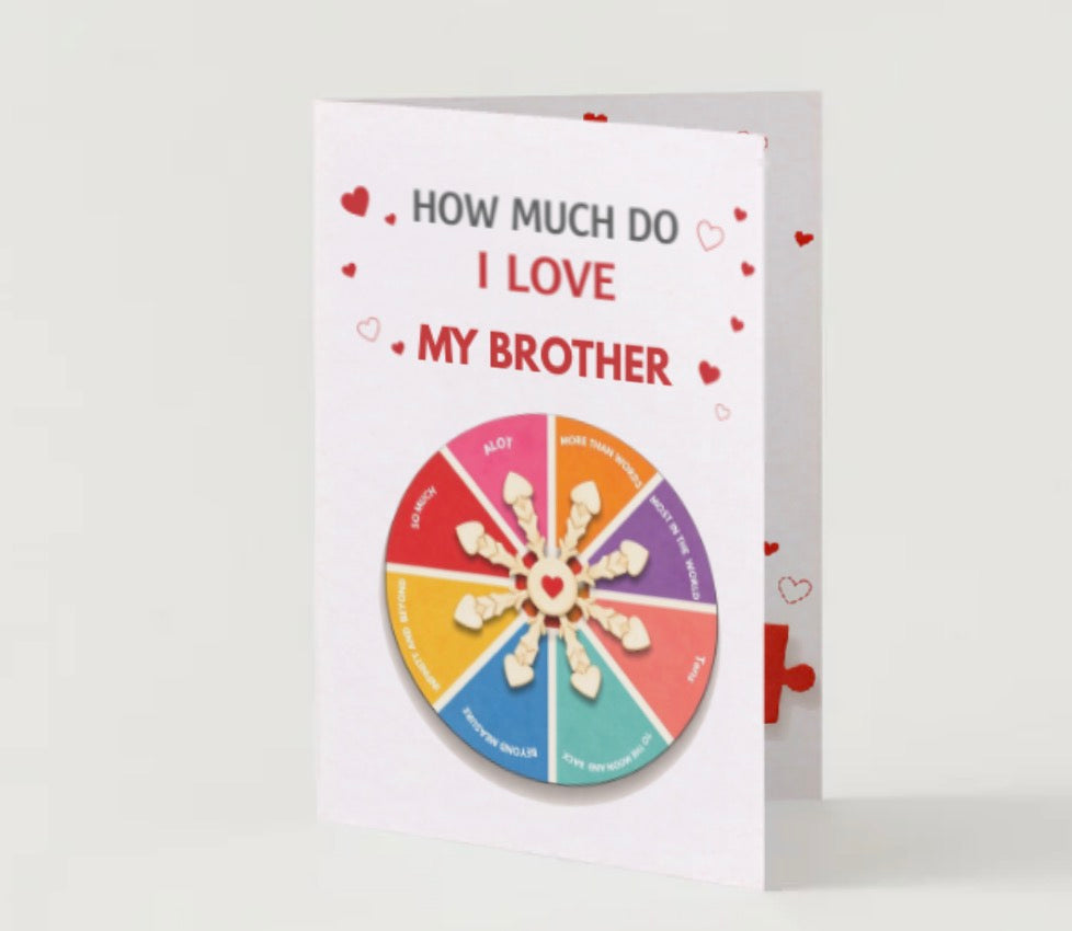 How Much Do I Love You? Spinner Card 💖