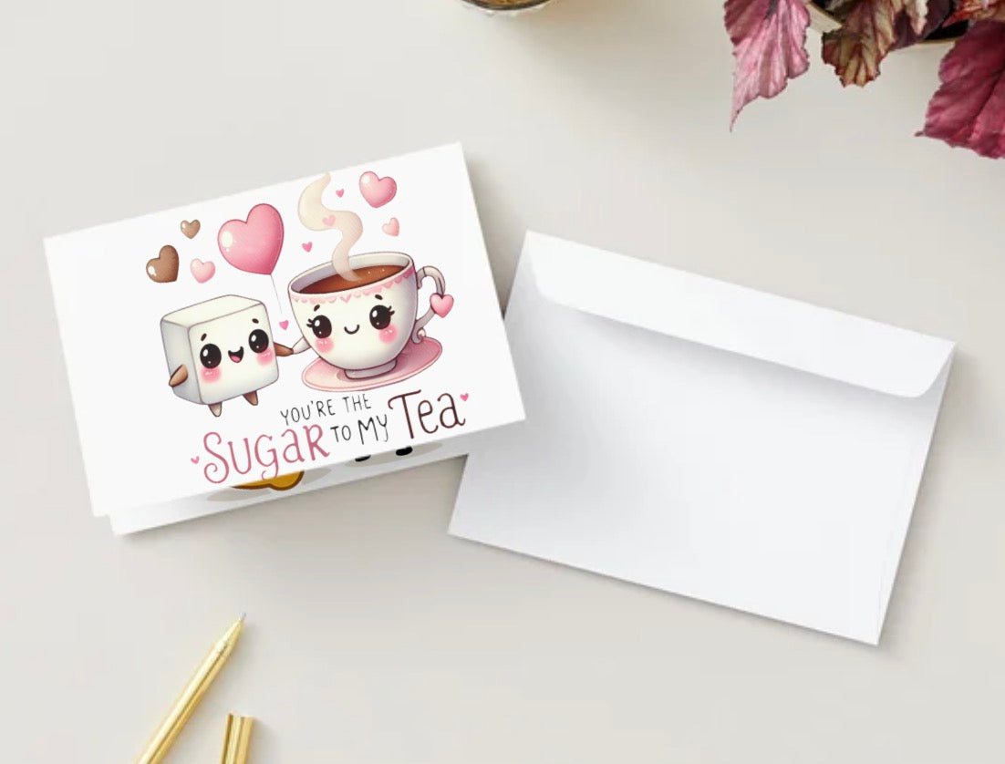 Sugar to my tea (Blank Inside)