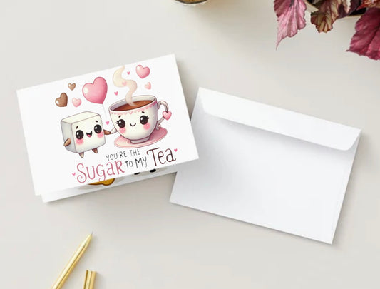 Sugar to my tea (Blank Inside)