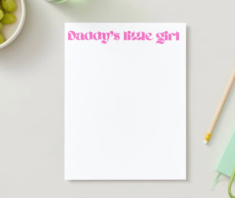 Dad & DAUGHTER STATIONERY SHEET