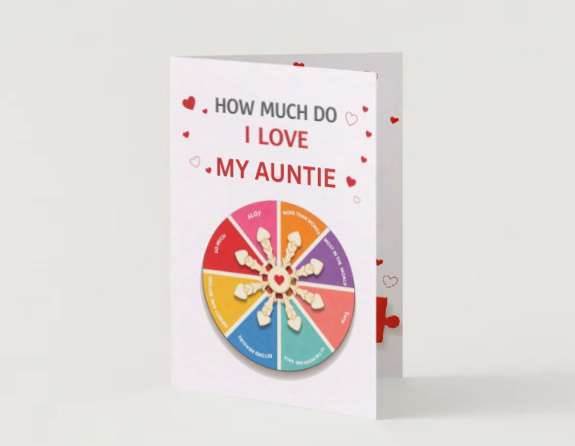 How Much Do I Love You? Spinner Card 💖