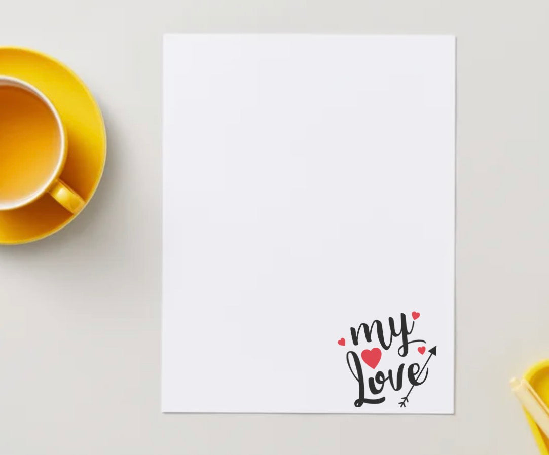 Designed Adult Stationery Sheet