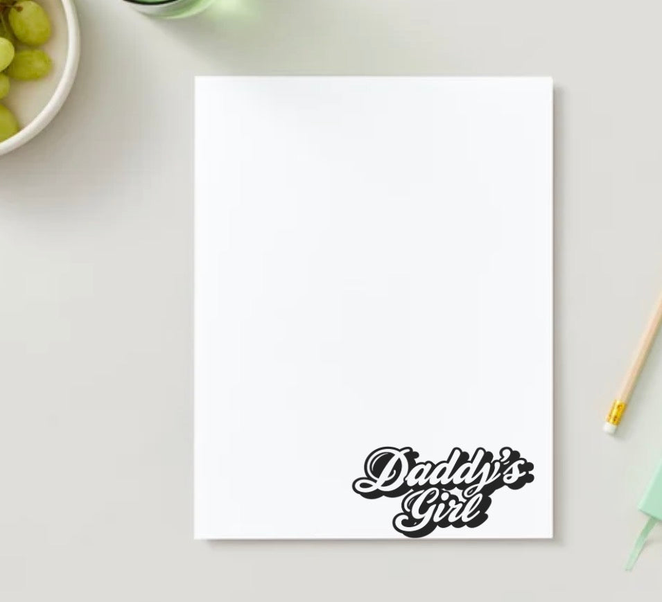 Dad & DAUGHTER STATIONERY SHEET