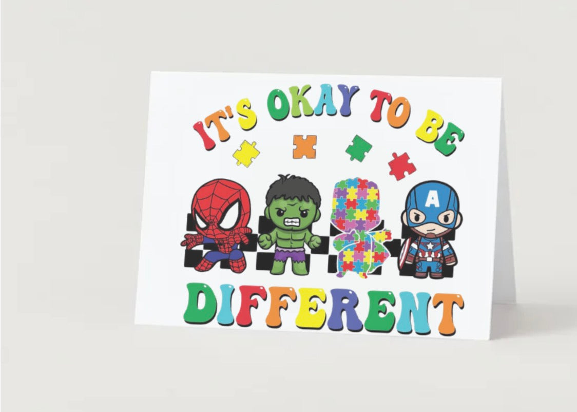 🧩 Autism Awareness (Blank inside)