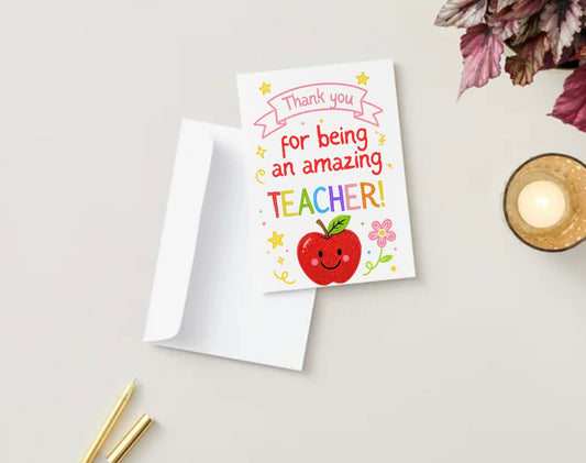 Amazing teacher (Blank inside)