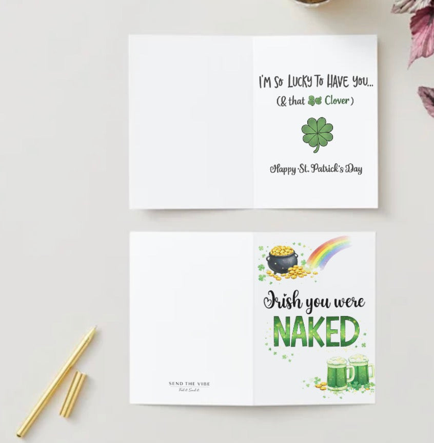 ☘️Irish you were St Patrick’s day☘️ (for woman version)