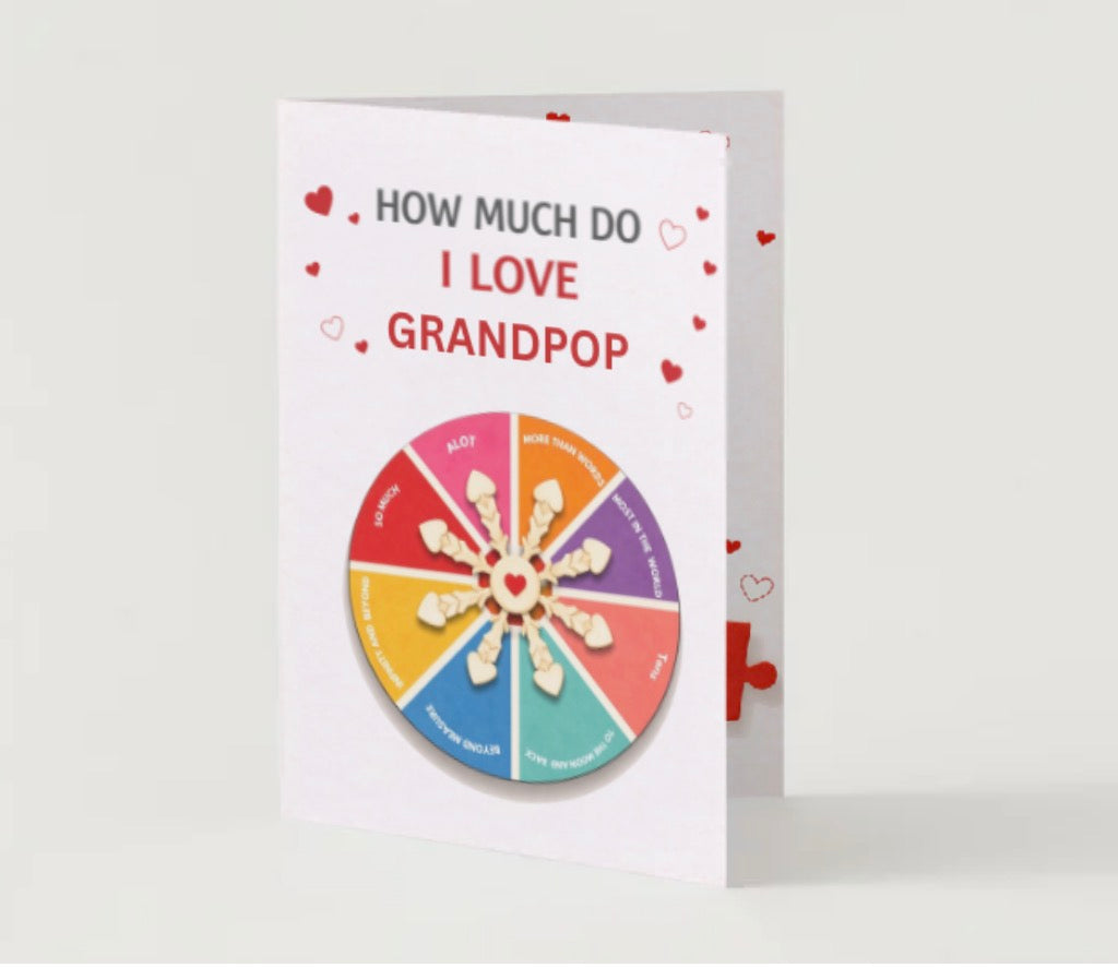 How Much Do I Love You? Spinner Card 💖