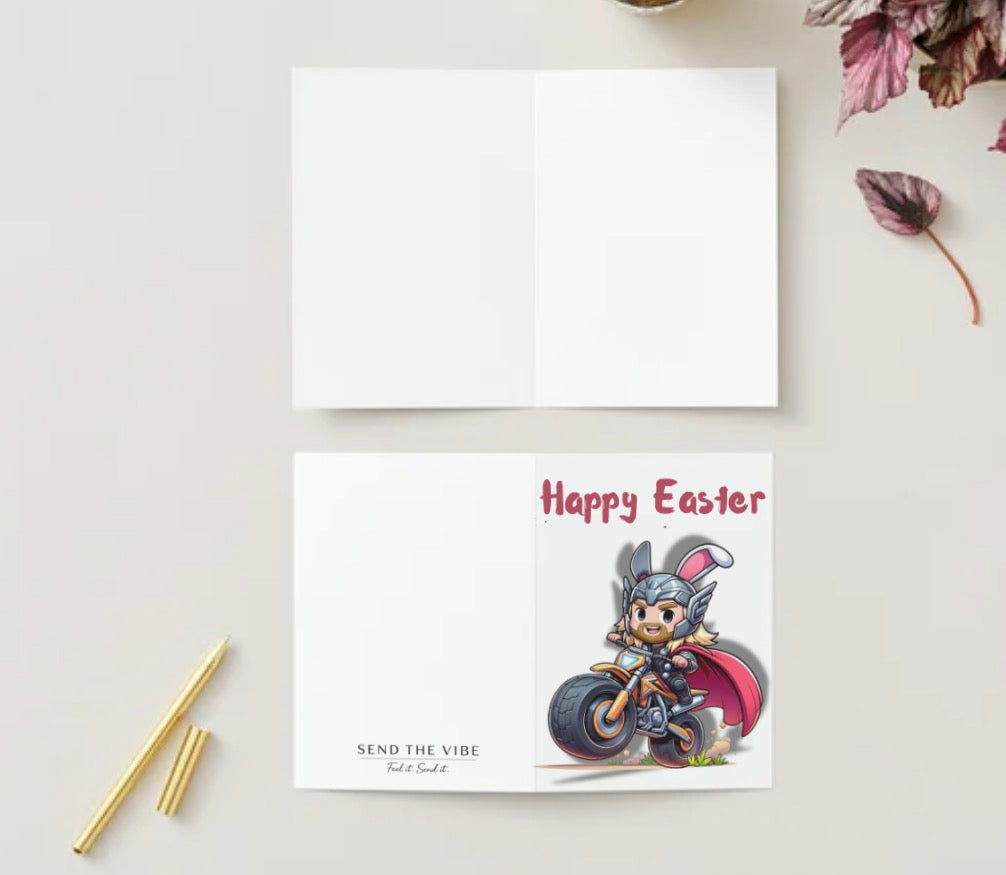 🦹🏻🦹🏽‍♀️ Easter card🦸‍♂️🦸🏻 (Blank inside)