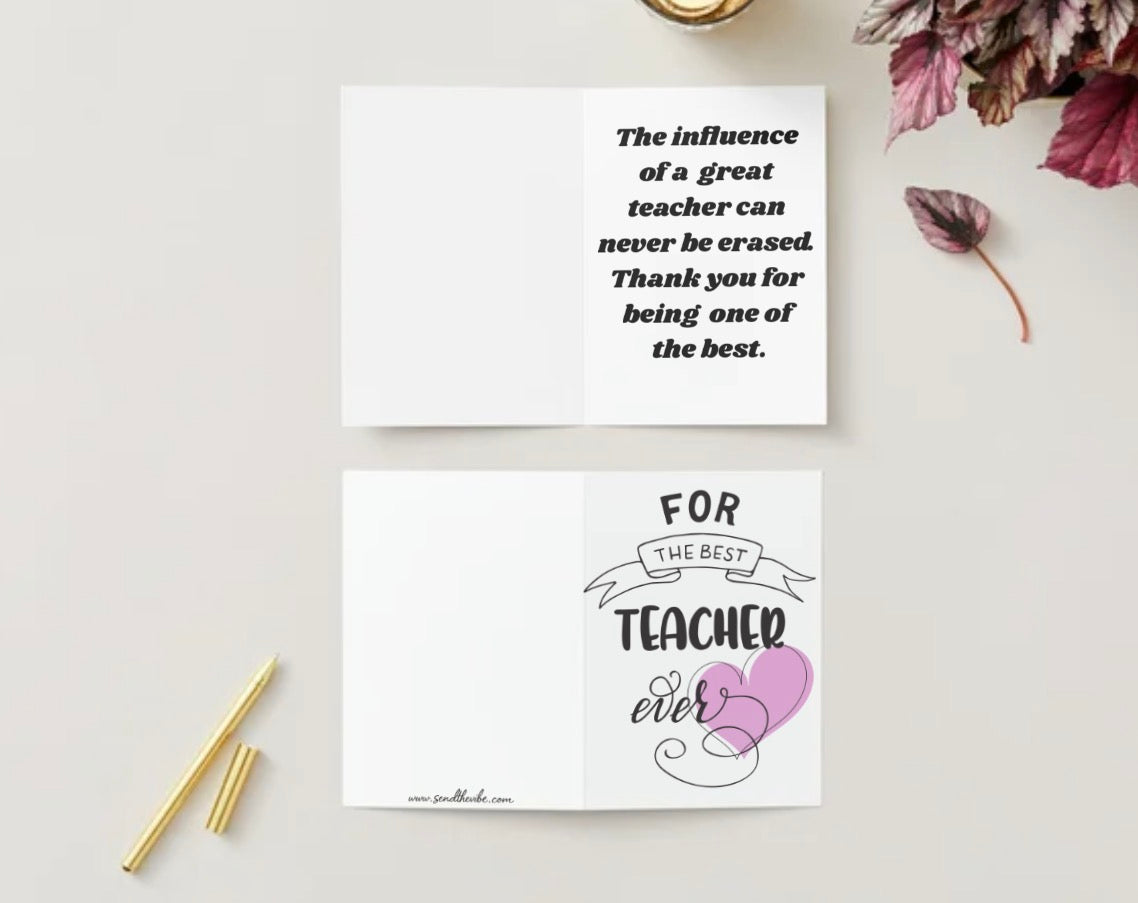 For the best Teacher