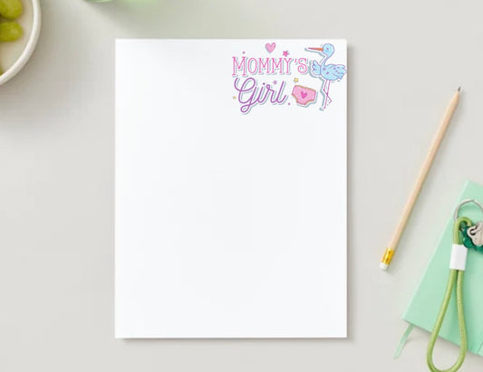 Mom & Daughter Stationery Sheet