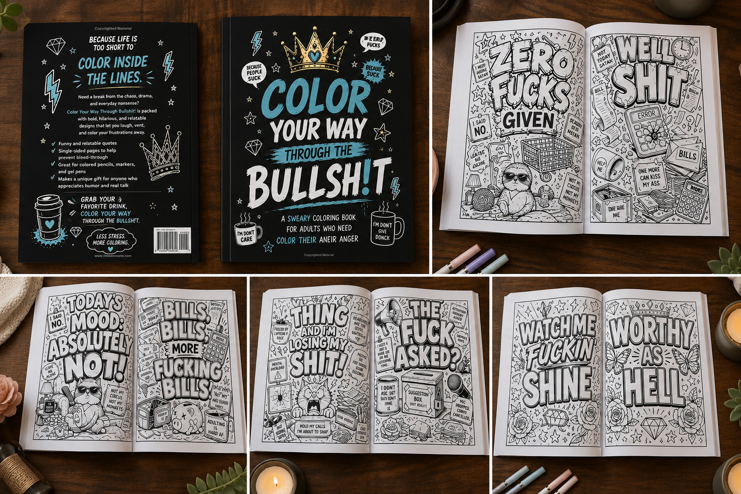 Color your way through the bullsh!t