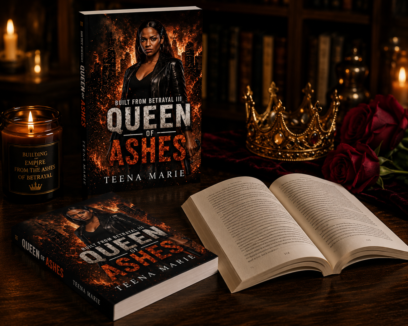 BUILT FROM BETRAYAL III: QUEEN OF ASHES (Built From Betrayal series BOOK 3)🔥