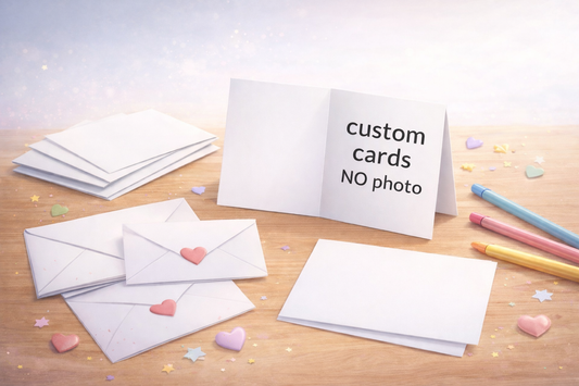 ✨ Fully Custom Greeting Card (No Photo)
