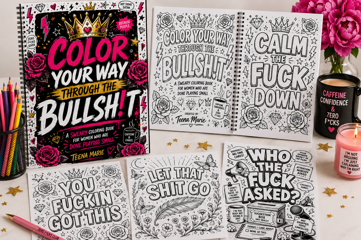 Color your way through the BULLSH!T