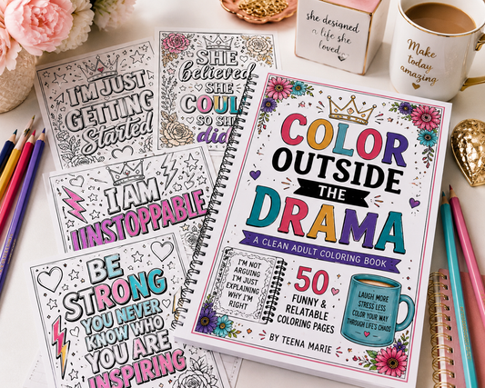 🌸 Color Outside the Drama 🌸
